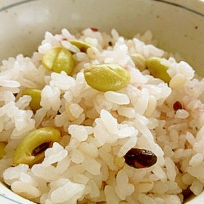 十八雑穀の豆ご飯 ほんのり塩麹♪